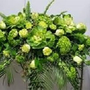 Green Casket Spray