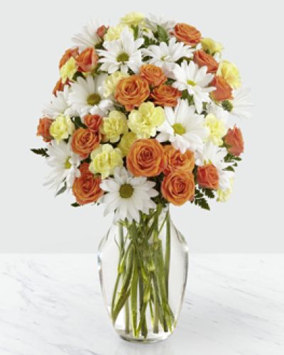 <p data-start="141" data-end="625">Celebrate life’s cheerful moments with Sweet Splendor, a vibrant bouquet bursting with color, energy, and joy. Designed to bring a smile to any occasion, this lively arrangement combines bold hues with classic blooms in a way that feels both refreshing and unforgettable. Whether you're sending birthday wishes, congratulations, or just a sunny surprise, Sweet Splendor delivers your message with warmth and style.</p>
<p data-start="627" data-end="1040">This radiant bouquet features crisp white daisies as a soft, cheerful backdrop for vivid orange spray roses and bright yellow mini carnations. The contrast of colors gives the arrangement a citrus-inspired look that feels fresh and full of personality. Each stem is carefully selected and hand-arranged for balance, fullness, and beauty, resulting in a bouquet that’s as pleasing to the eye as it is to the heart.</p>
<p data-start="1042" data-end="1363">Perfect for birthdays, get well wishes, thank-you gifts, or everyday celebrations, Sweet Splendor suits a wide range of occasions. Its uplifting color palette brings joy into any room, making it a thoughtful choice for friends, family members, coworkers, or anyone who could use a little burst of brightness in their day.</p>
<p data-start="1365" data-end="1730">Handcrafted by the expert florists at Rosa’s La Hacienda in Boca Raton, each Sweet Splendor bouquet is made fresh to order and delivered by hand. We proudly offer same-day flower delivery throughout Boca Raton and surrounding areas. When you order from Rosa’s, you’re supporting a local business that values quality, care, and personal service over mass production.</p>
<p data-start="1732" data-end="1942">Want to make your gift more personal? Add a heartfelt message at checkout and let your recipient know exactly what you’re celebrating. Whether near or far, Sweet Splendor helps you send sunshine in floral form.</p>
<p data-start="1944" data-end="2116">Order today from Rosa’s La Hacienda for same-day flower delivery in Boca Raton and share the joy of Sweet Splendor with someone who deserves something bright and beautiful.</p>