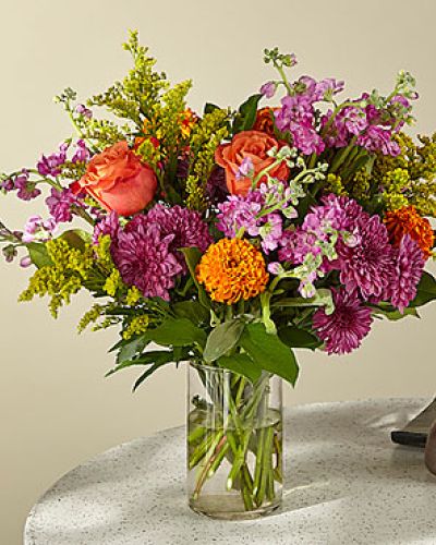 <p data-start="199" data-end="468">Step into a world of floral enchantment with the <em data-start="248" data-end="270">FTD Solstice Bouquet</em>, a radiant display that captures the vibrant essence of a storybook garden. Brimming with whimsy and warmth, this bouquet brings the magic of nature indoors, turning any space into a serene escape.</p>
<p data-start="470" data-end="908">The <em data-start="474" data-end="492">Solstice Bouquet</em> features an uplifting mix of colorful blooms, carefully curated to reflect the joyful spirit of a new season. Expect a blend of sunshine-yellow lilies, bold coral roses, lavender stock, and pink carnations, each selected for its color, texture, and visual harmony. Accents of lush greenery and playful filler flowers create a soft and balanced backdrop, adding depth and movement to this already captivating design.</p>
<p data-start="910" data-end="1244">Hand-arranged in a classic glass vase, this bouquet’s airy structure and pastel palette make it ideal for a wide range of settings—whether it’s gracing a kitchen table, adding elegance to a bedside, or offering a cheerful surprise at the office. Its garden-inspired look and natural charm appeal to both traditional and modern tastes.</p>
<p data-start="1246" data-end="1552">Perfect for birthdays, thank-you gestures, or simply celebrating the beauty of everyday moments, the <em data-start="1347" data-end="1365">Solstice Bouquet</em> is a versatile and meaningful gift. Its uplifting colors and light floral scent make it a thoughtful choice for brightening someone’s day or refreshing your own home with seasonal cheer.</p>
<p data-start="1554" data-end="1894">Professionally crafted by Rosa’s La Hacienda in Boca Raton, Florida, each bouquet is made to order with fresh, premium flowers. While exact varieties may vary due to availability, the cheerful color scheme and artful design will remain consistent. Same-day local delivery ensures your flowers arrive vibrant, fragrant, and ready to impress.</p>
<p data-start="1896" data-end="2069">Let the <em data-start="1904" data-end="1926">FTD Solstice Bouquet</em> turn the ordinary into the extraordinary, one bloom at a time. It's more than a bouquet—it’s a moment of joy delivered straight to their door.</p>